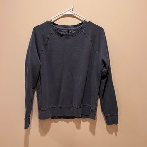 Athleta dark grey sweatshirt. Only worn a couple times